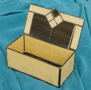 handmade leaded glass boxes for cats, dogs and other pets