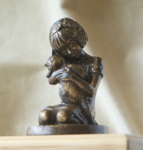Girl-kitty-figurine