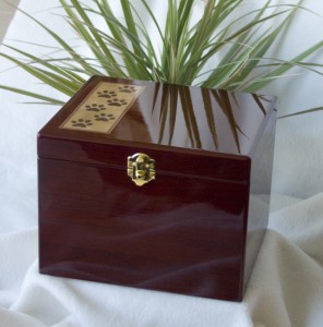 handmade wooden urns for cats, dogs and other pets